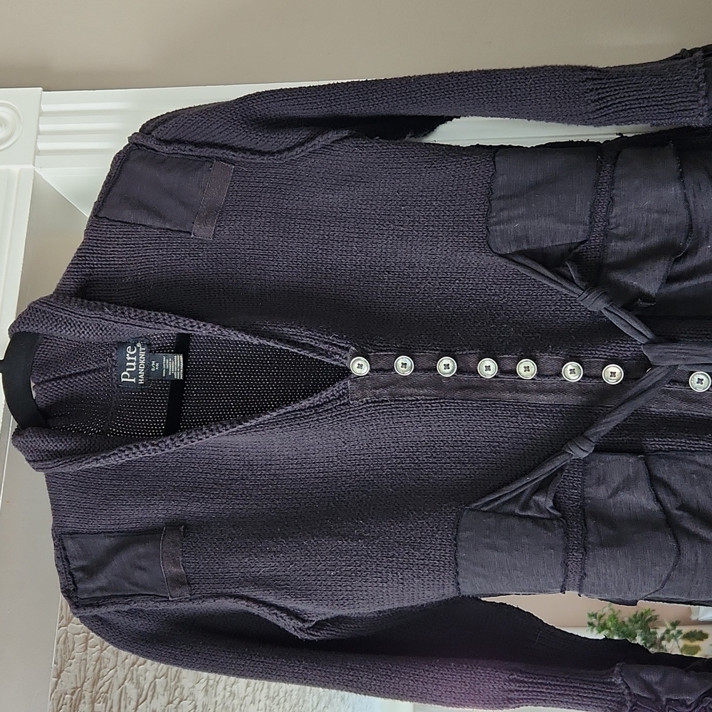 S/M Pure Handknit Sweater